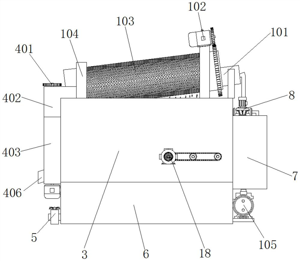 Environment-friendly wastewater filtering and recycling device for water-jet loom