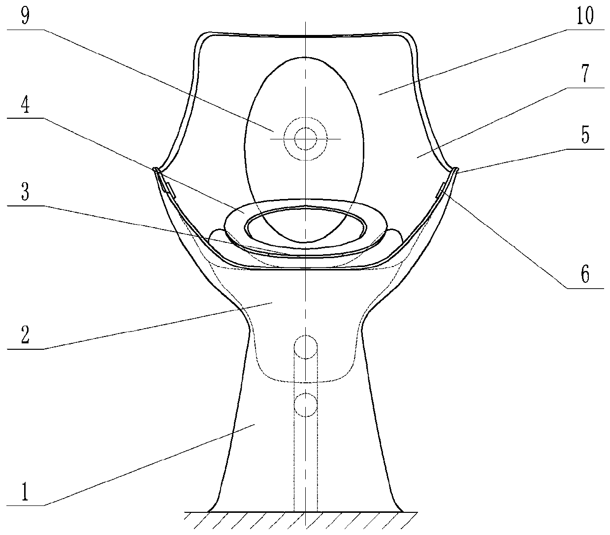 Intelligent heatable power-assisting toilet bowl