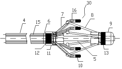 Multi-electrode radio frequency ablation catheter and design method thereof