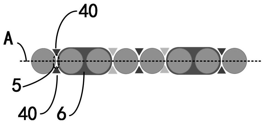 A flexible optical fiber ribbon and optical fiber cable