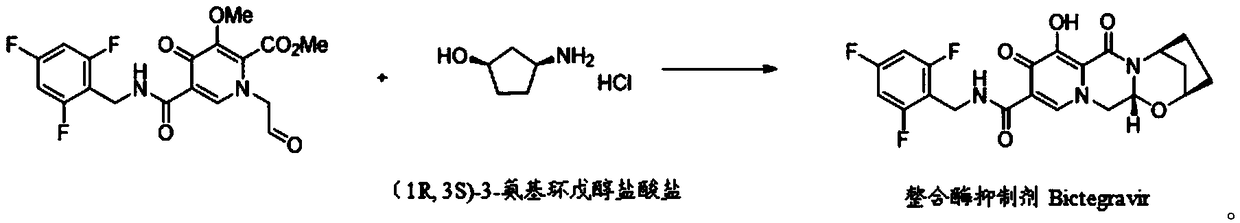 Preparation method of (1R,3S)-3-amino cyclopentanol hydrochloride