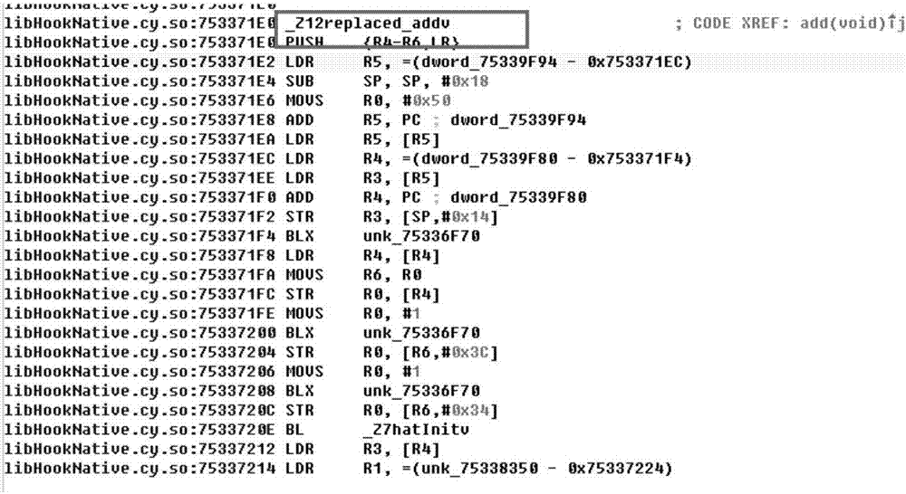 Virtualized packing method for Android local layer instruction compilation based on ELF infection