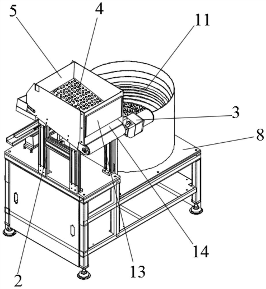 Filtering mechanism of stone breaking device for geological exploration