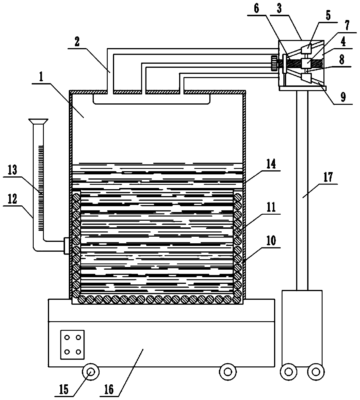 Secondary fermentation process of culture material