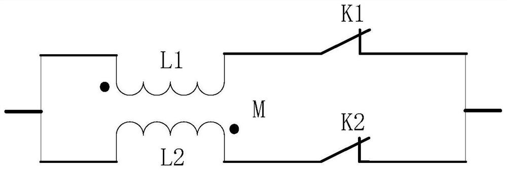 A low-loss split reactance current-limiting circuit breaker