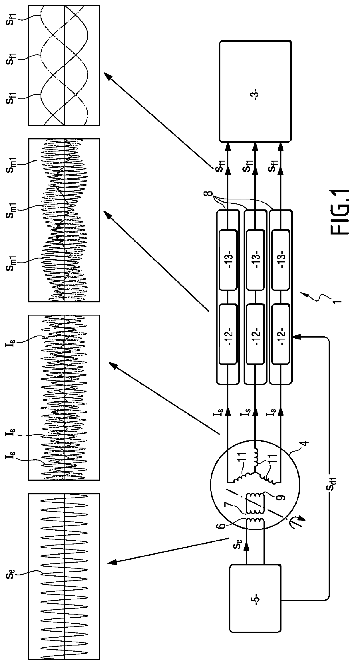 Device for controlling an electric motor