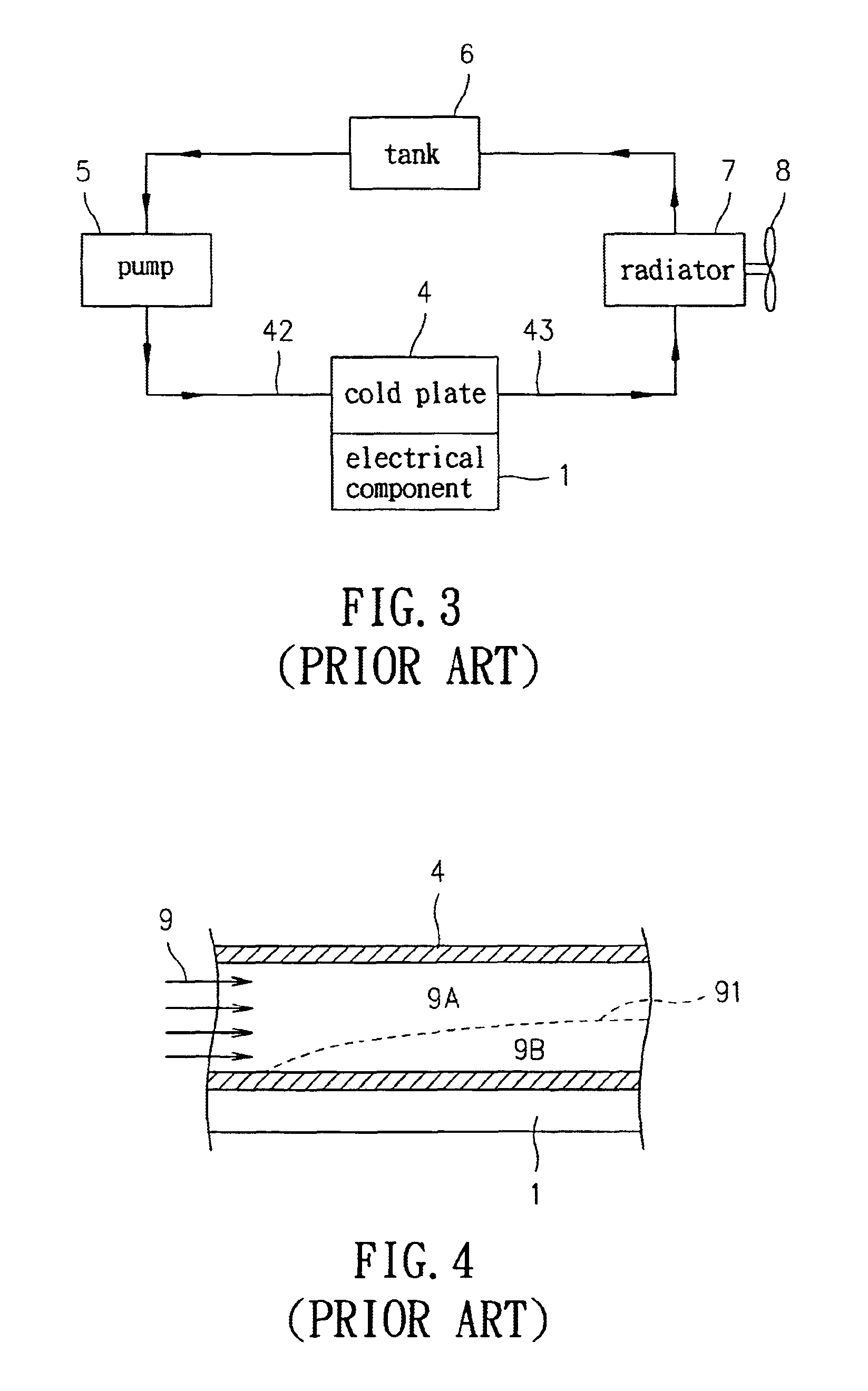 Cold plate with vortex generator