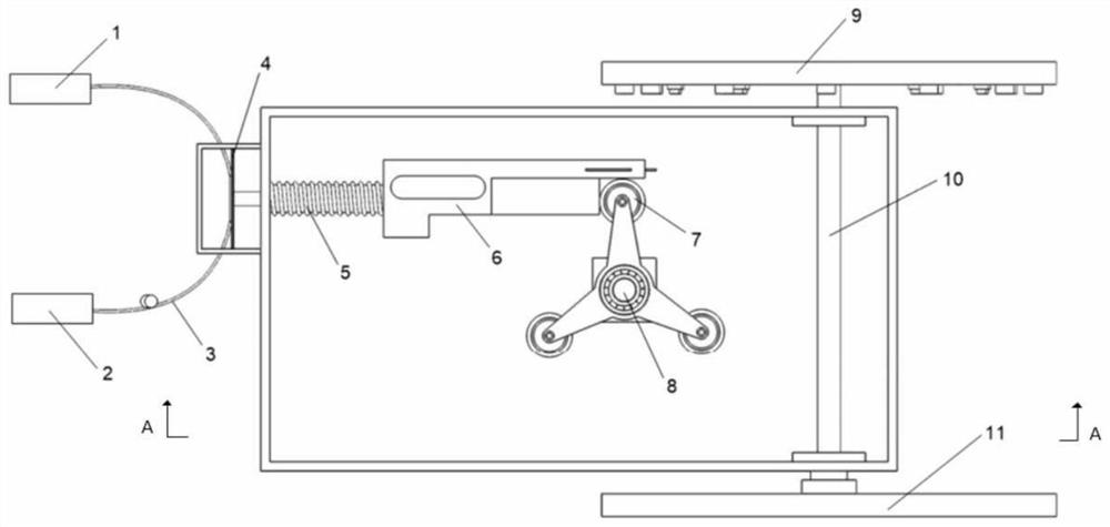 Wind direction and wind speed monitoring device