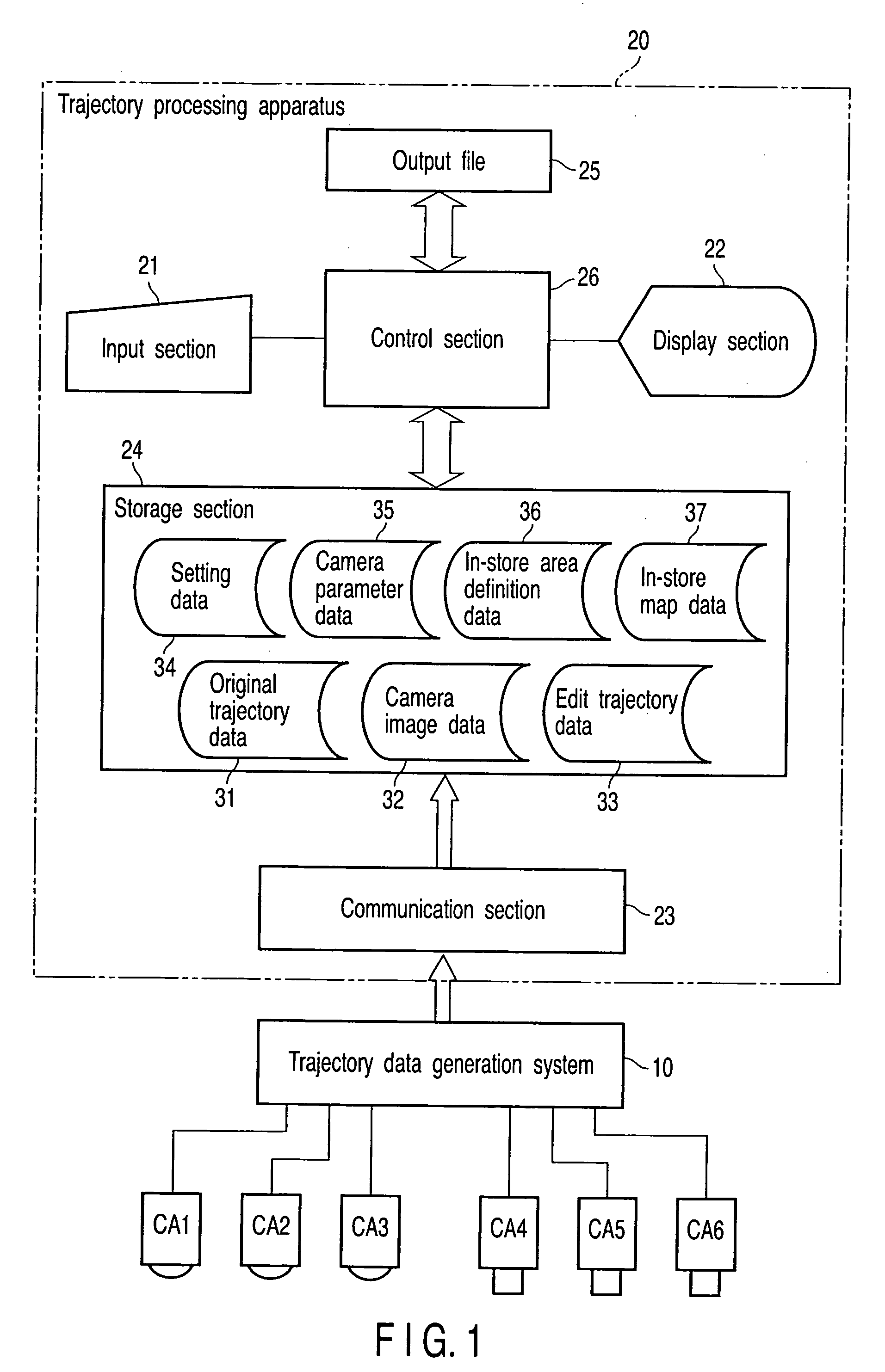 Trajectory processing apparatus and method