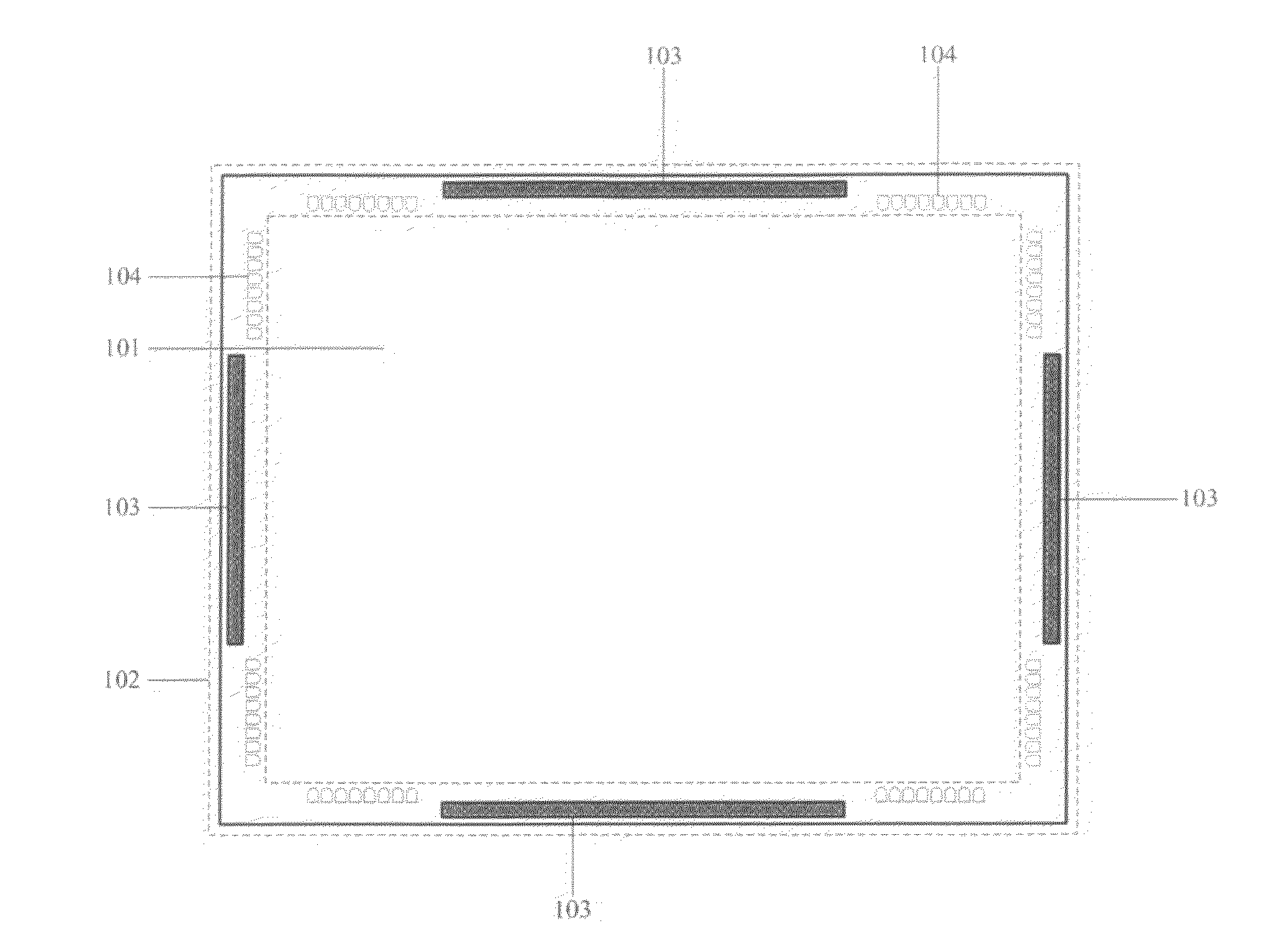 Touch Force Detecting Apparatus For Infrared Touch Screen