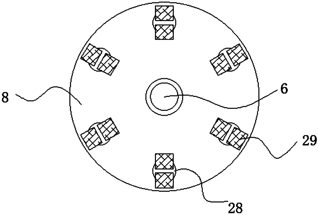 Chemical raw material processing device with drying function