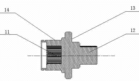 Motor integrated structure of hybrid electric vehicle