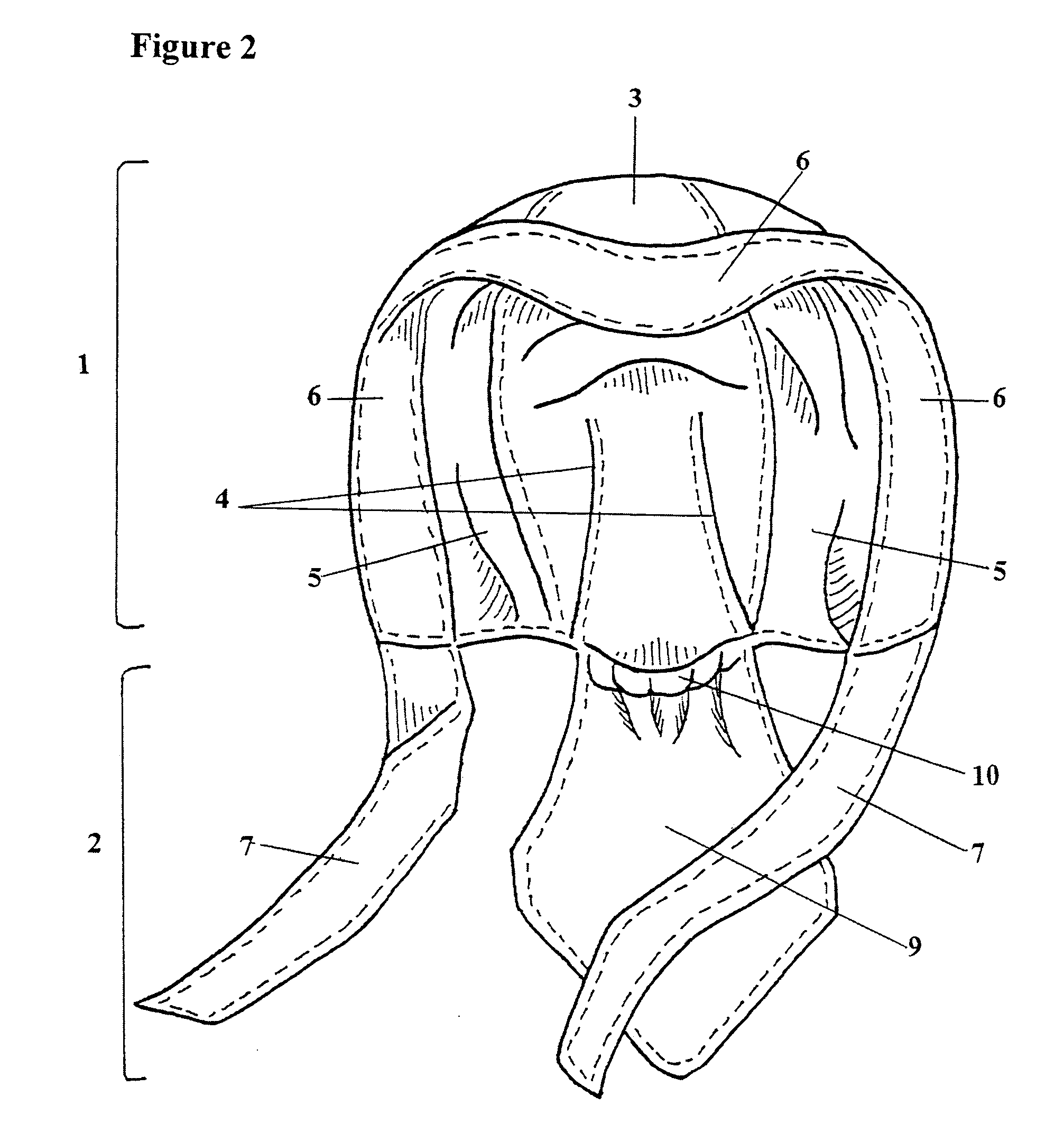 Head covering with hair retaining pouch