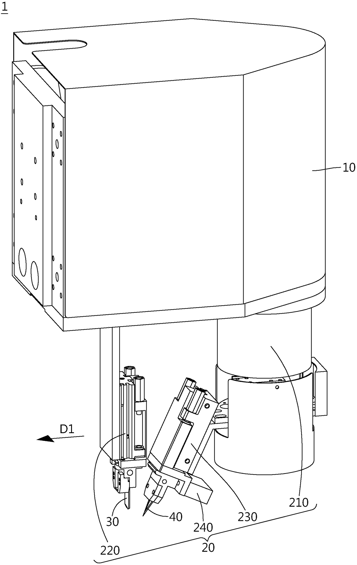 Film slitting device and film slitting method