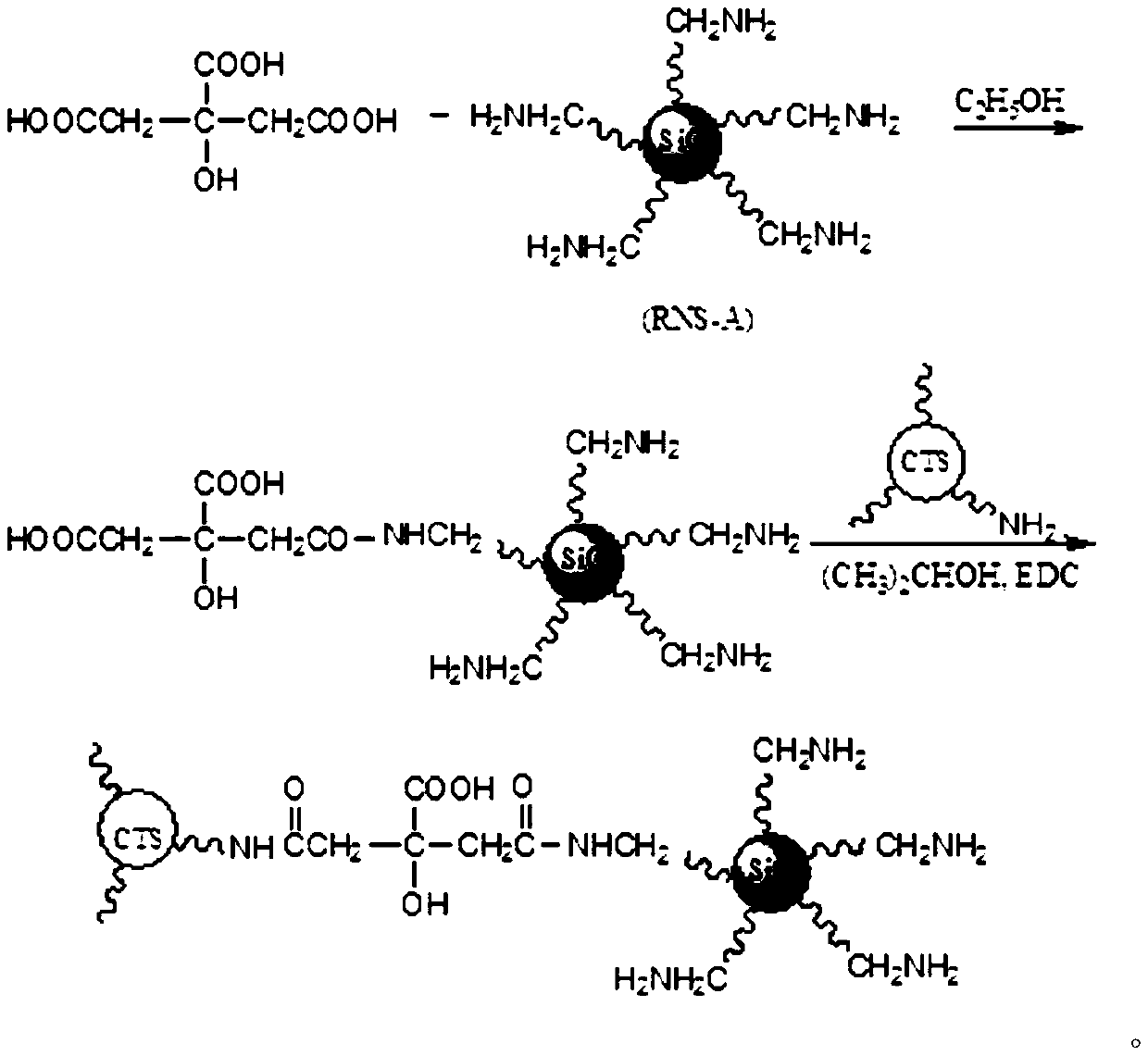 A kind of chitosan-based metal ion adsorbent and preparation method thereof