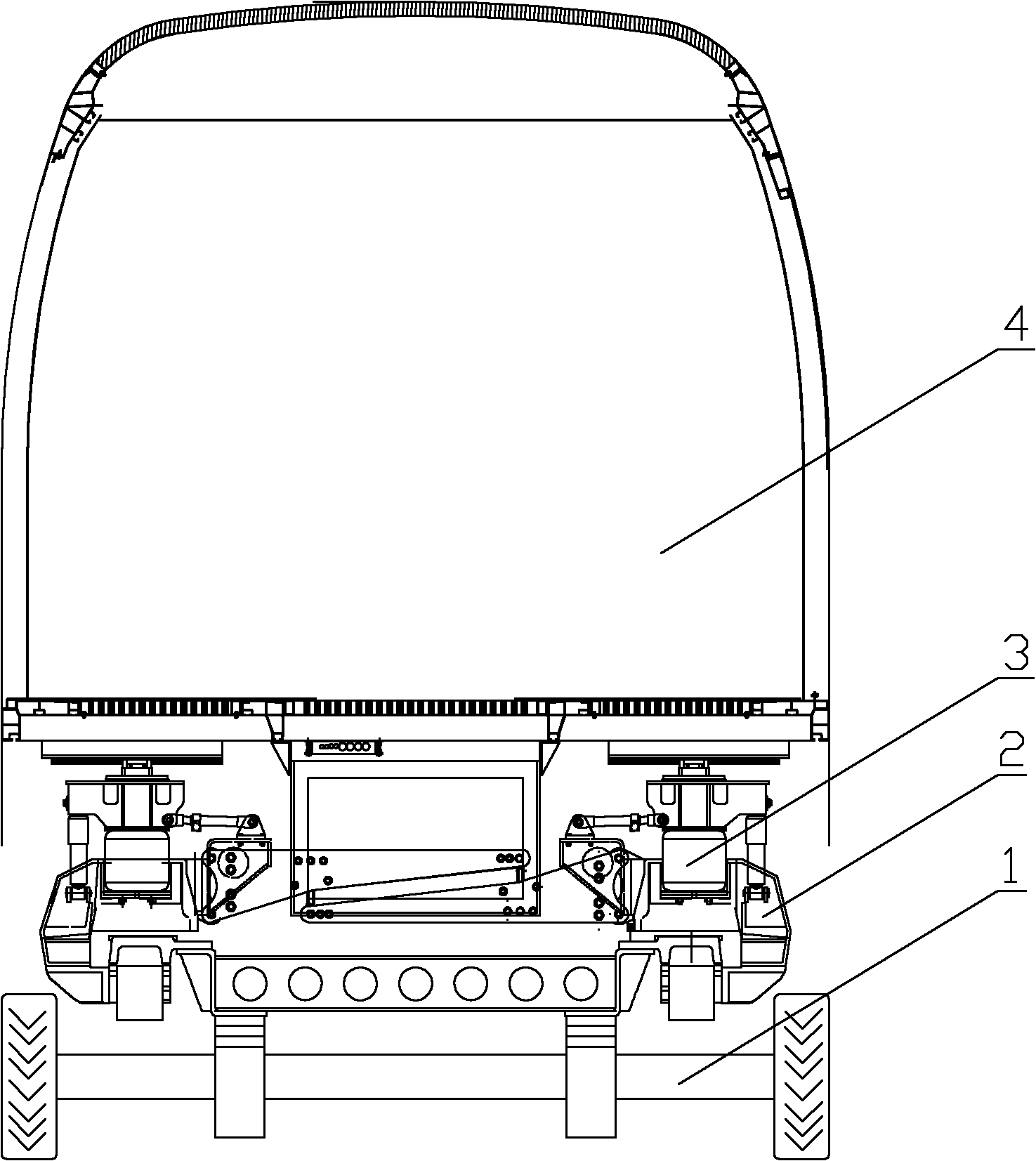 Special transport vehicle for maglev vehicle