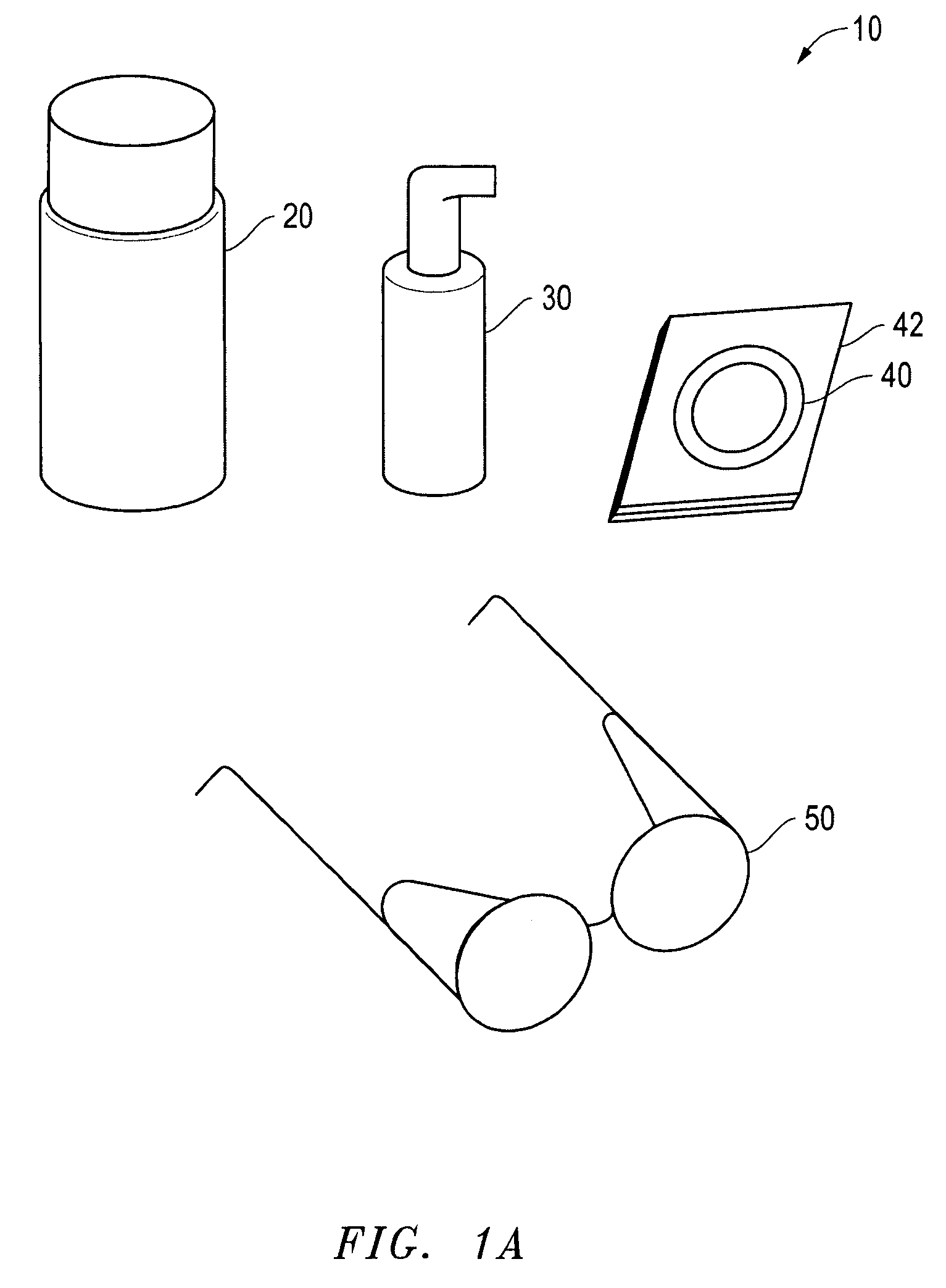 Convenience kit for eyelid treatment