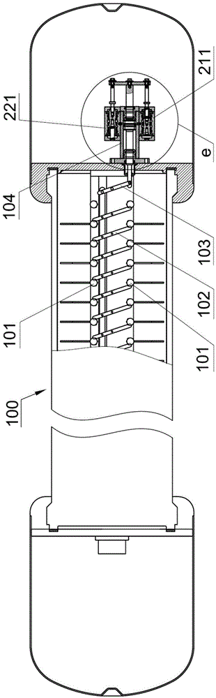 Polarity conversion detection device for high voltage silicon rectifier stack