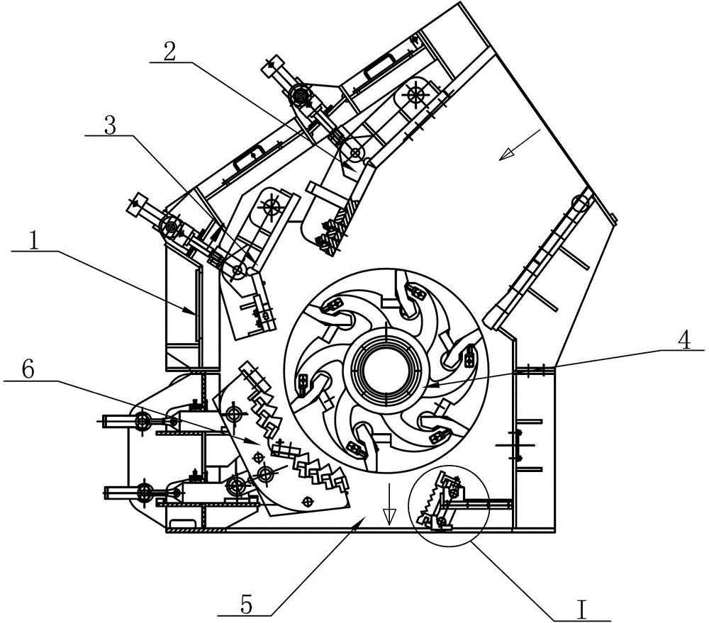 Impact flat hammer crusher