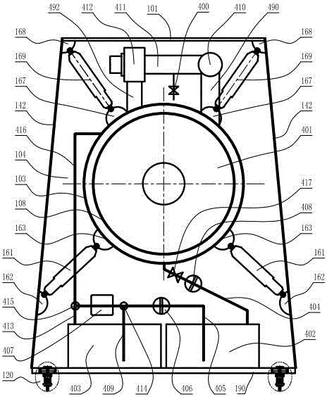 Disk motor clamp spring shock-absorbing nickel alloy dry cleaning equipment