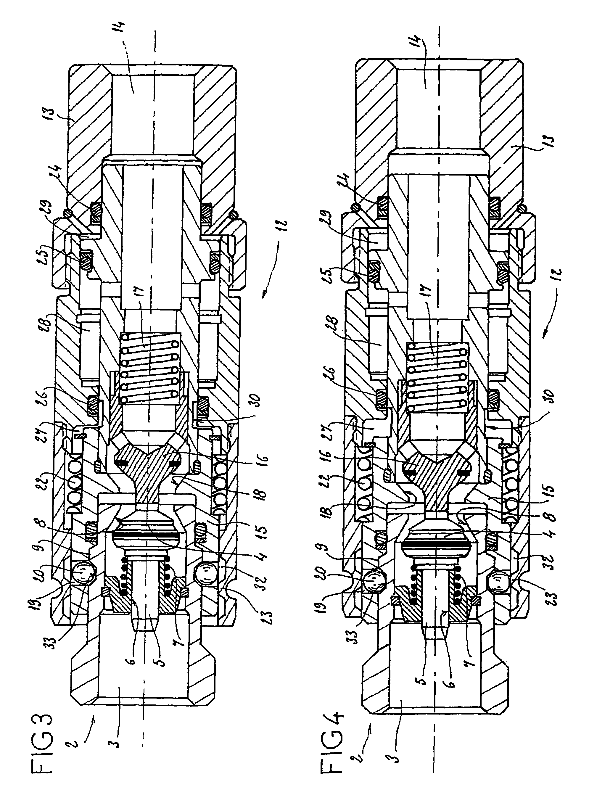 Quick coupling for hydraulic fluid pipes