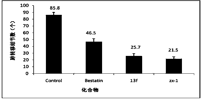 Aminopeptidase N inhibitor and preparation method and application thereof