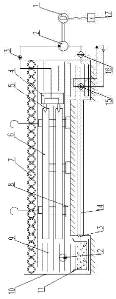 A high-efficiency, energy-saving and environment-friendly pickling device for hydraulic pipe fittings