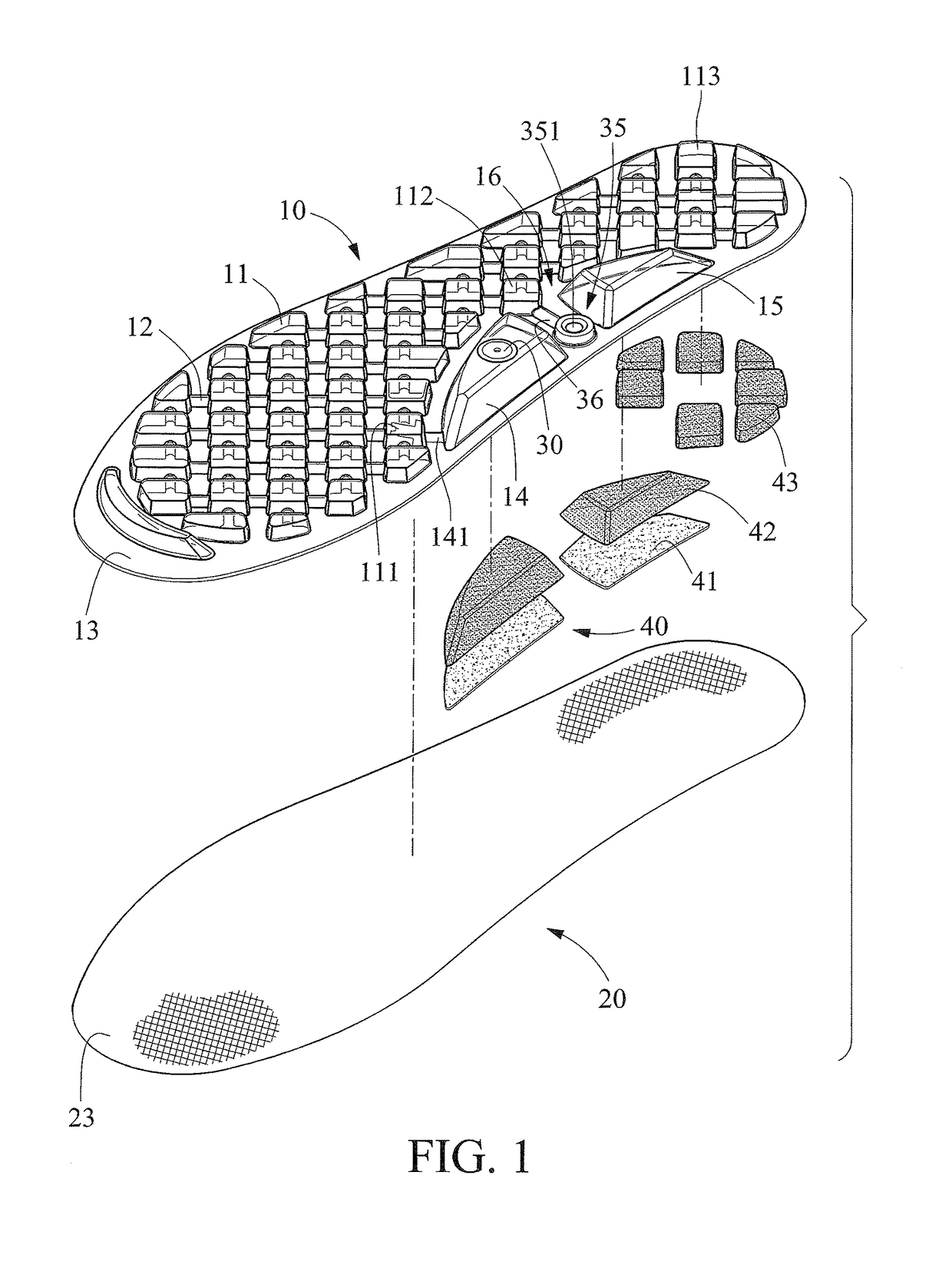 Pneumatic insole