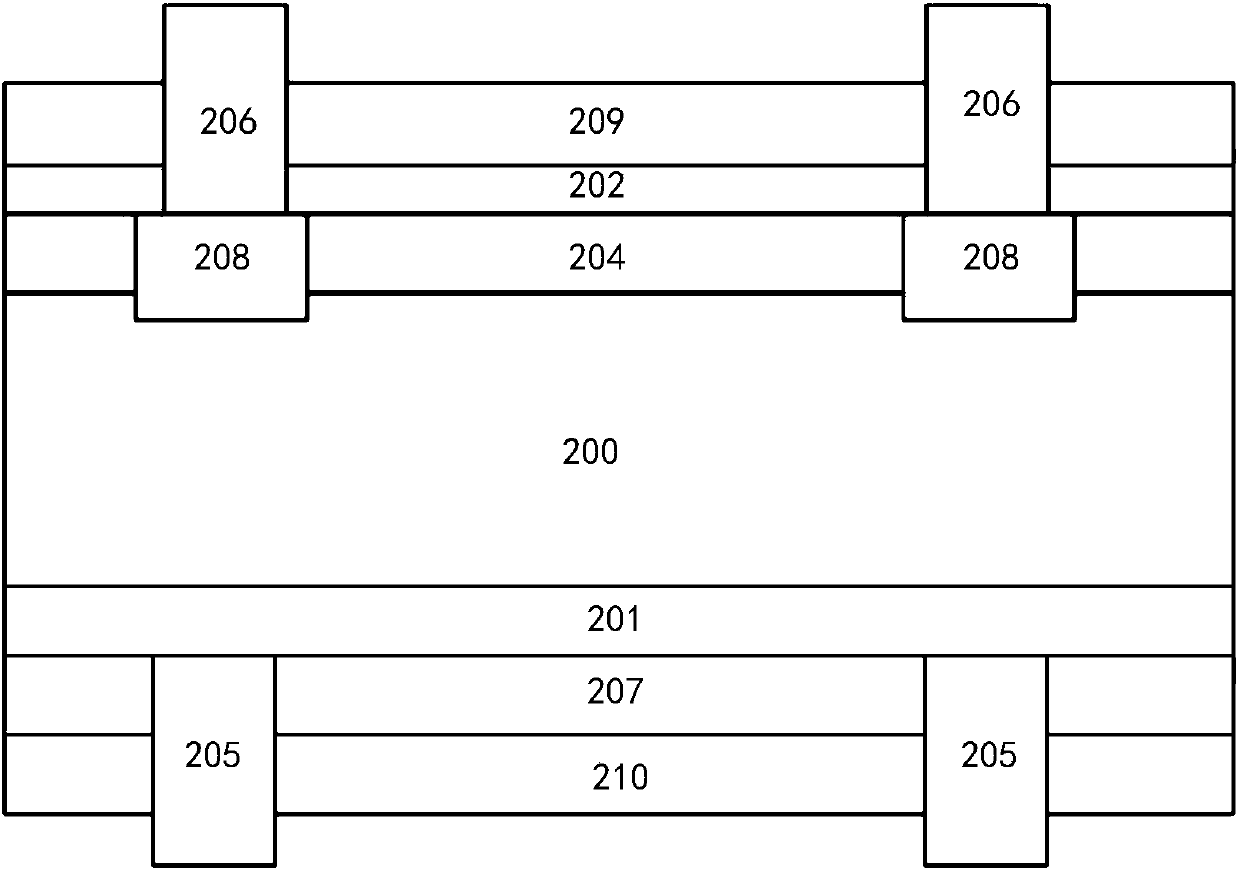 A n-type pert double-sided battery structure suitable for thinning and its preparation method