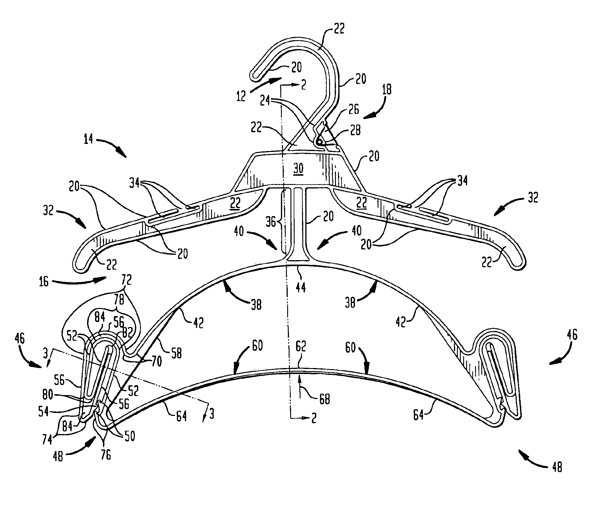 Garment set hanger