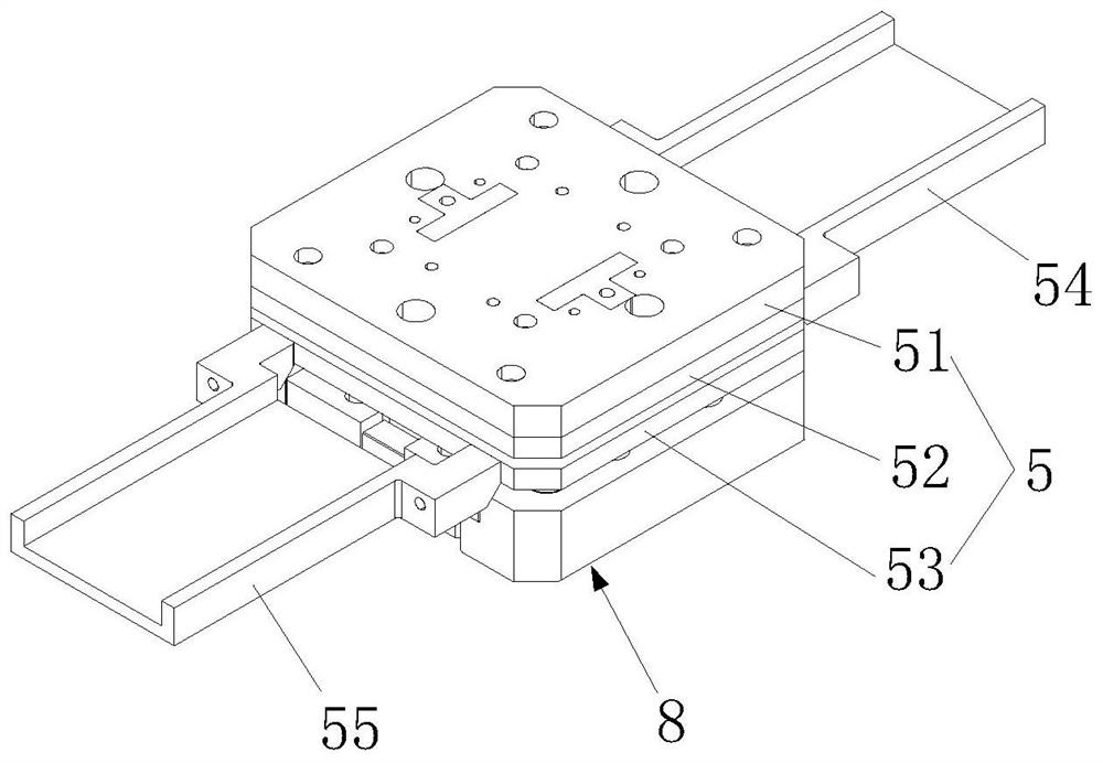 Automatic film pasting equipment for steel sheet connecting line blanking