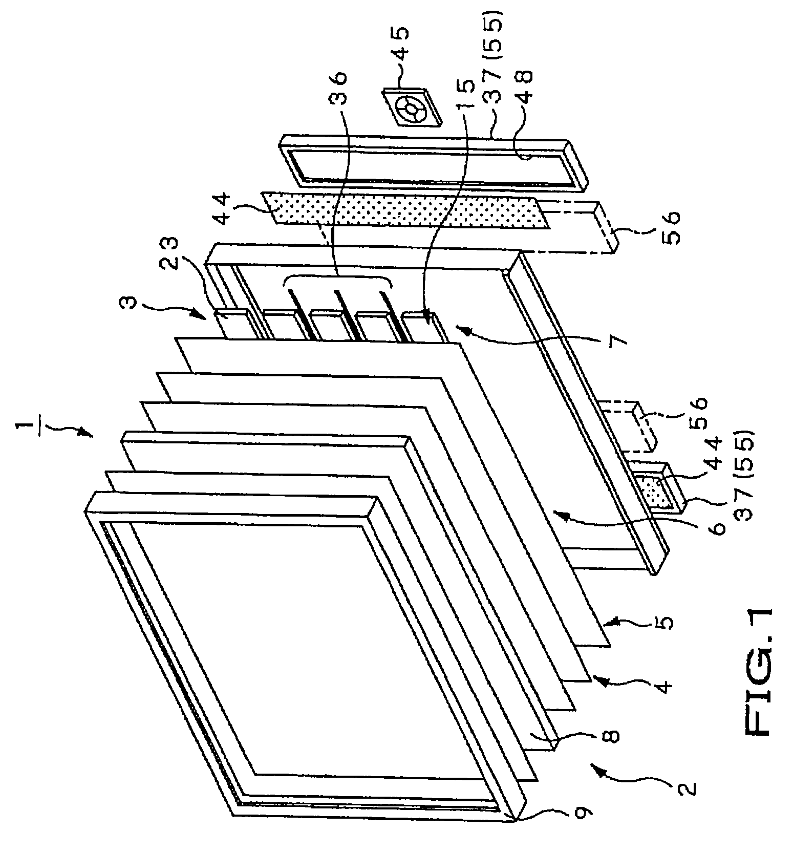 Heat radiator and display unit