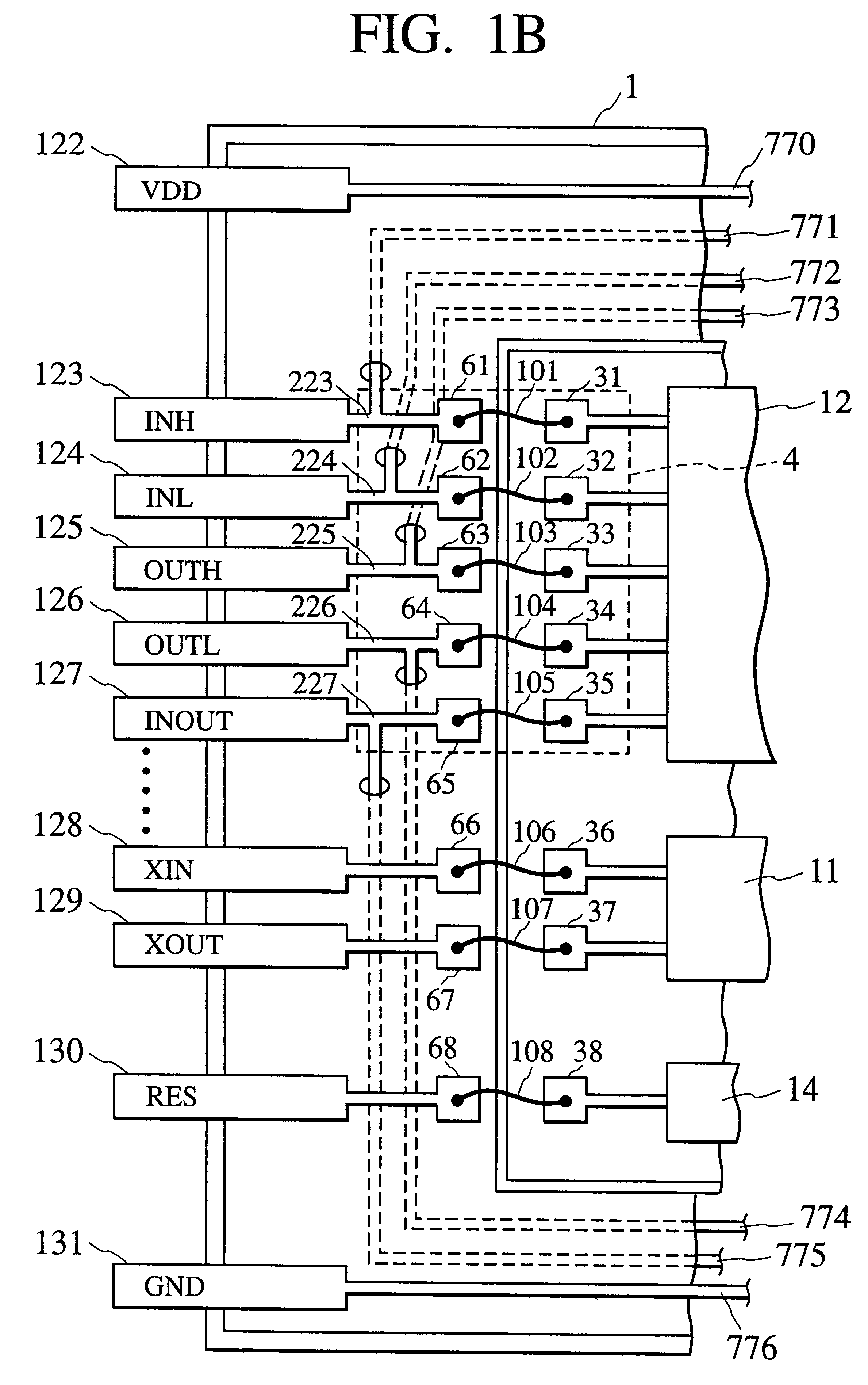 Multi chip package (MCP) applicable to failure analysis mode