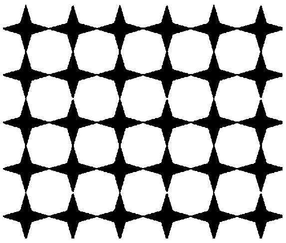 Crossed tapered quantum dot as well as preparation method and application thereof