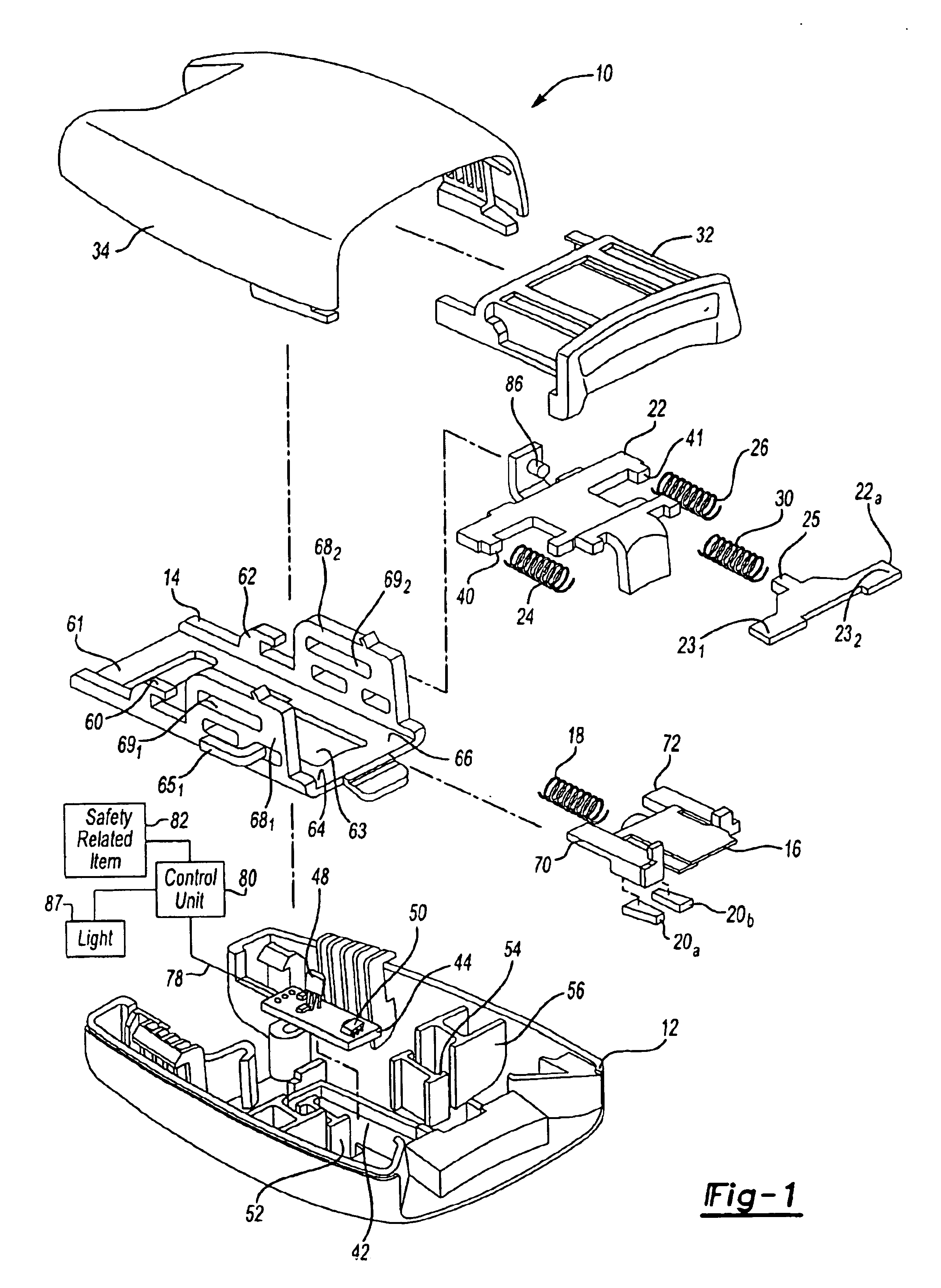 Seat belt tension sensor assembly