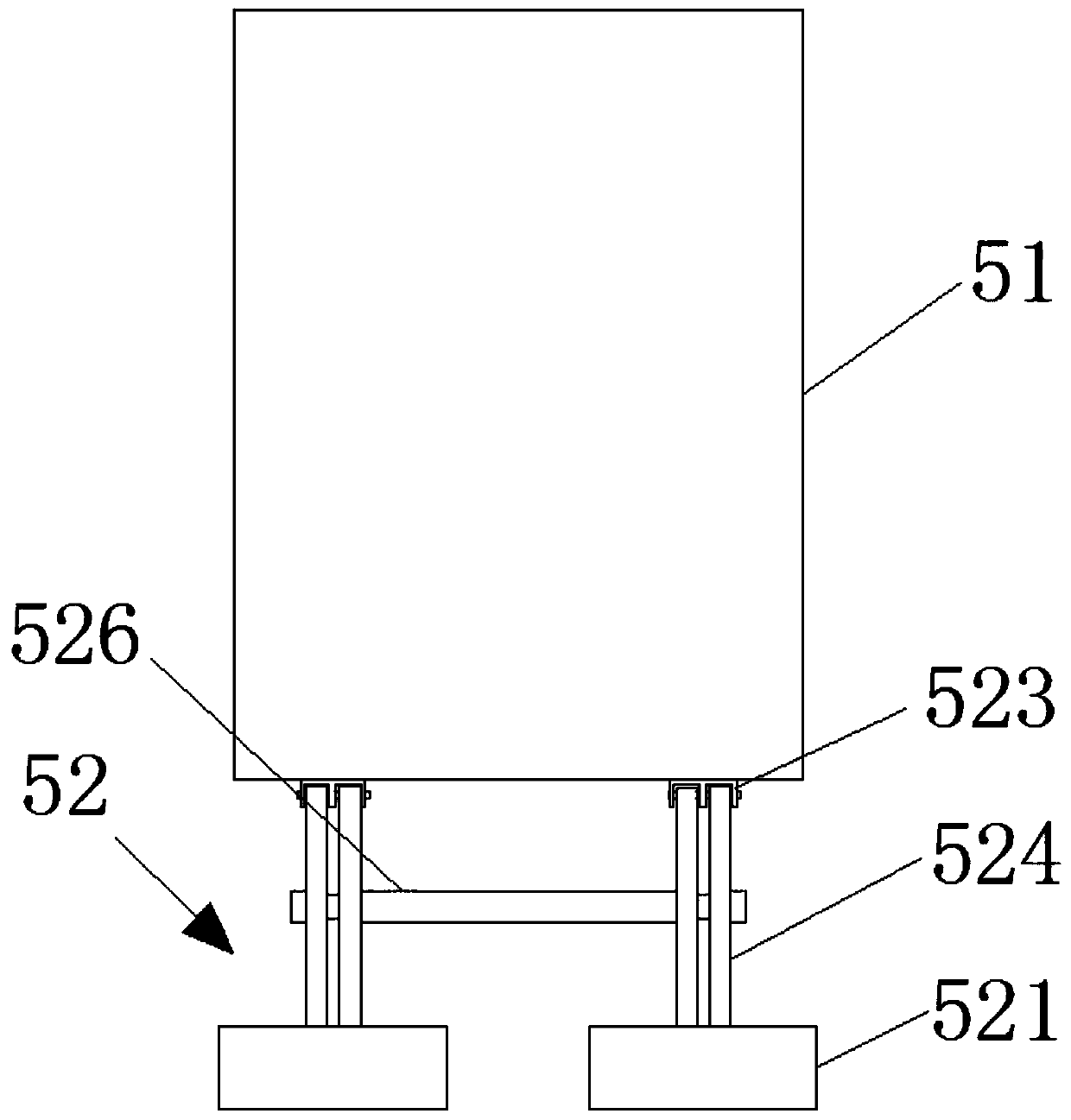 Upper layer cabin structure of electric propulsion Yangtze River vehicle passenger ferry