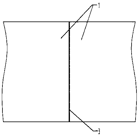 Thick metal plate large-area butt joint braze welding method