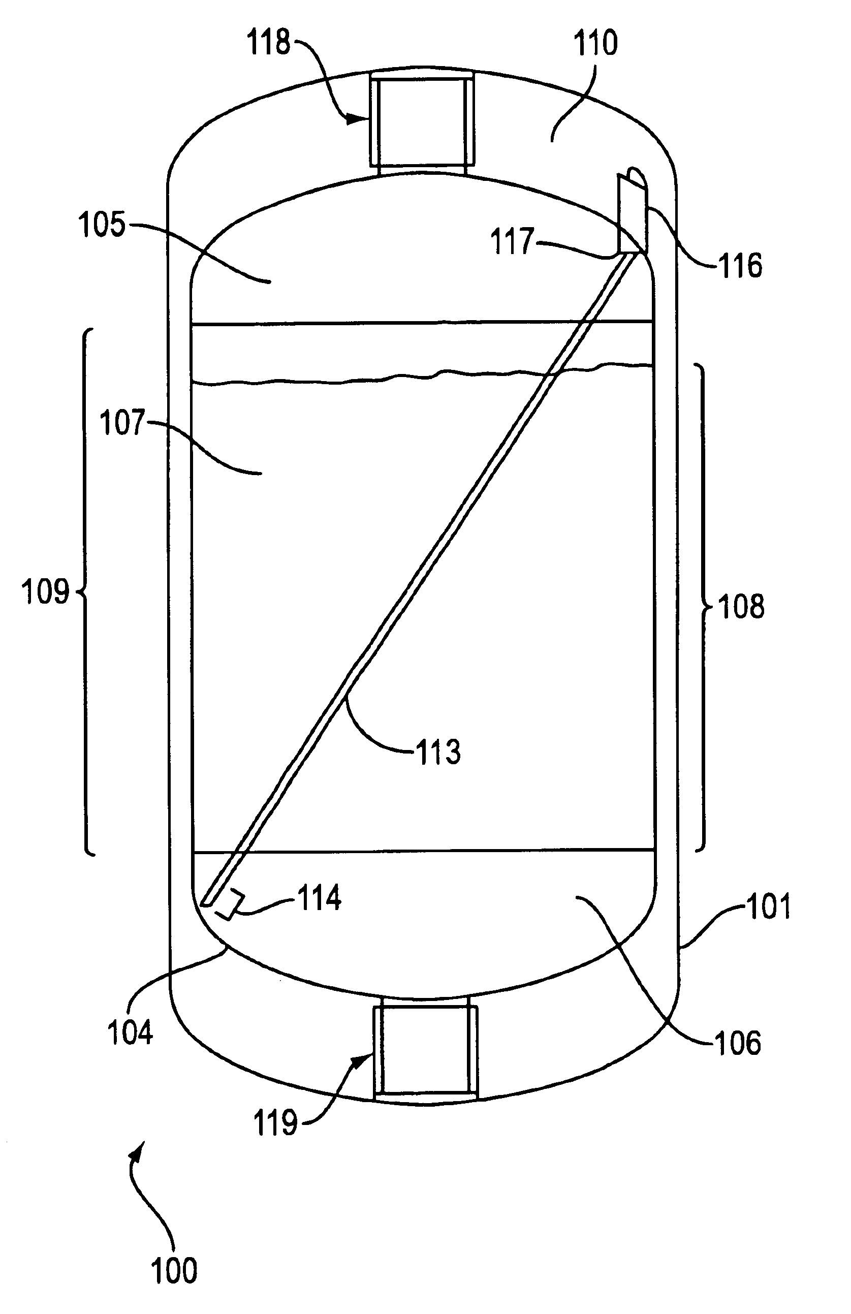 Portable liquid oxygen unit with multiple operational orientations