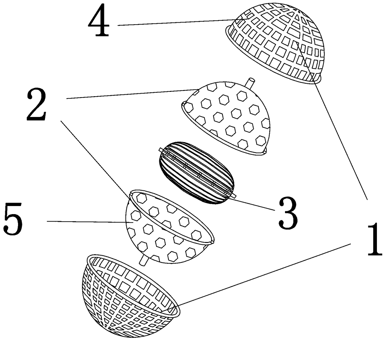 Spherical suspended bio-filler