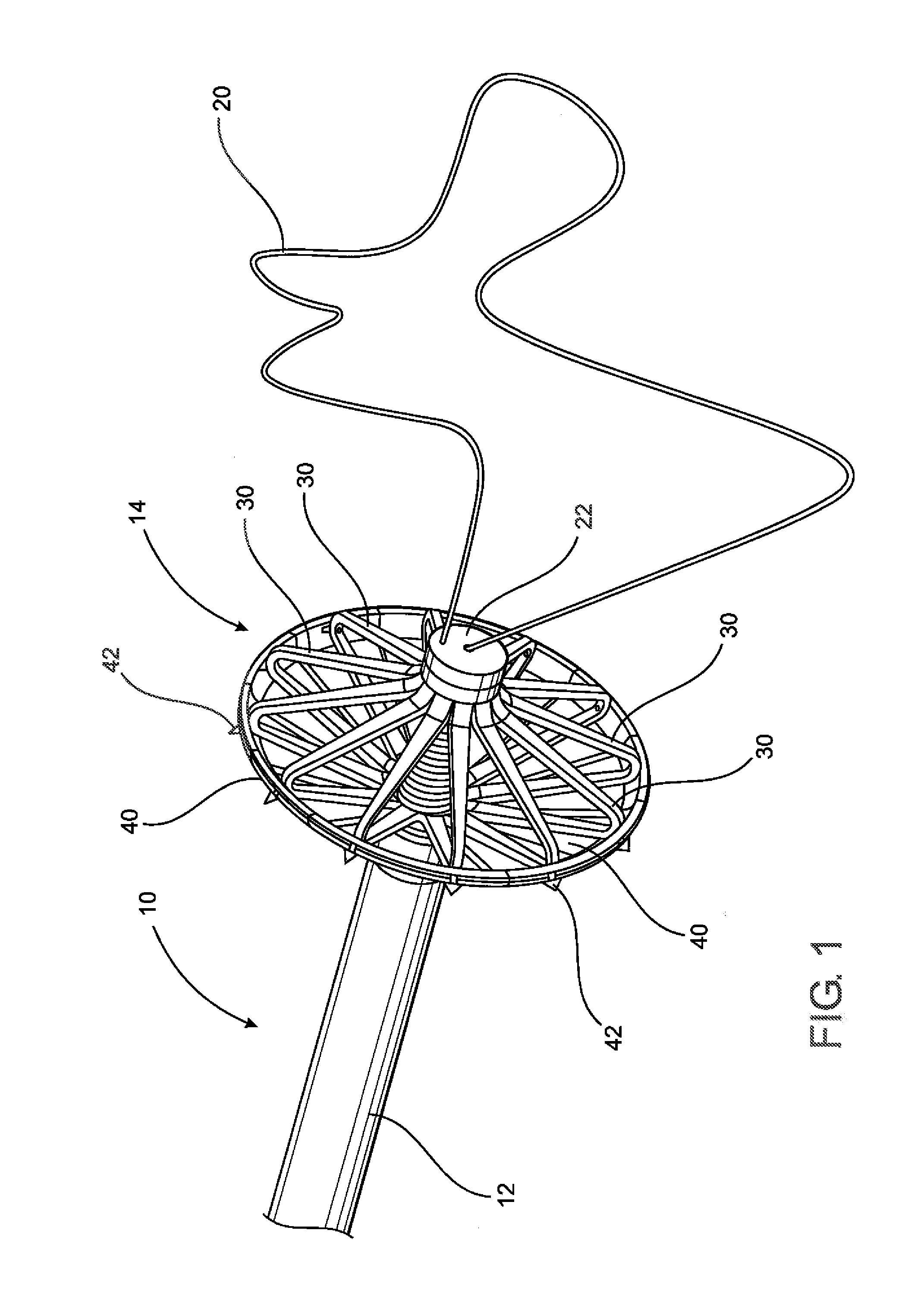 Assembly and method for left atrial appendage occlusion