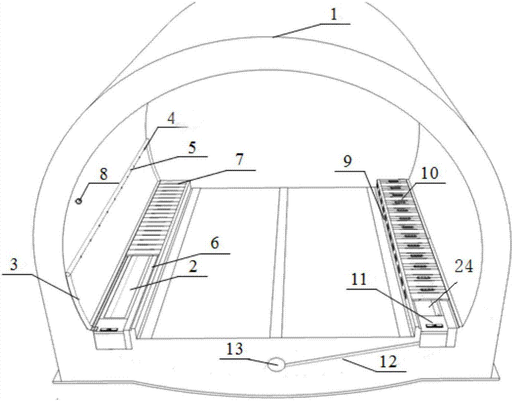 Device for tunnel dedusting, ventilating and purifying on basis of smoke concentration