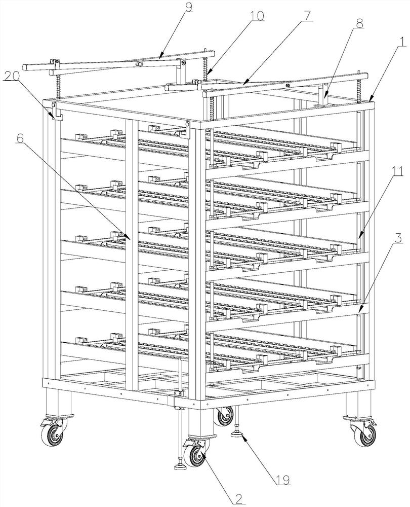 An aging server car with an anti-fog brake mechanism