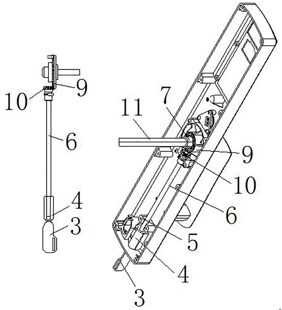 Key electric and manual quick-opening hybrid switch lock