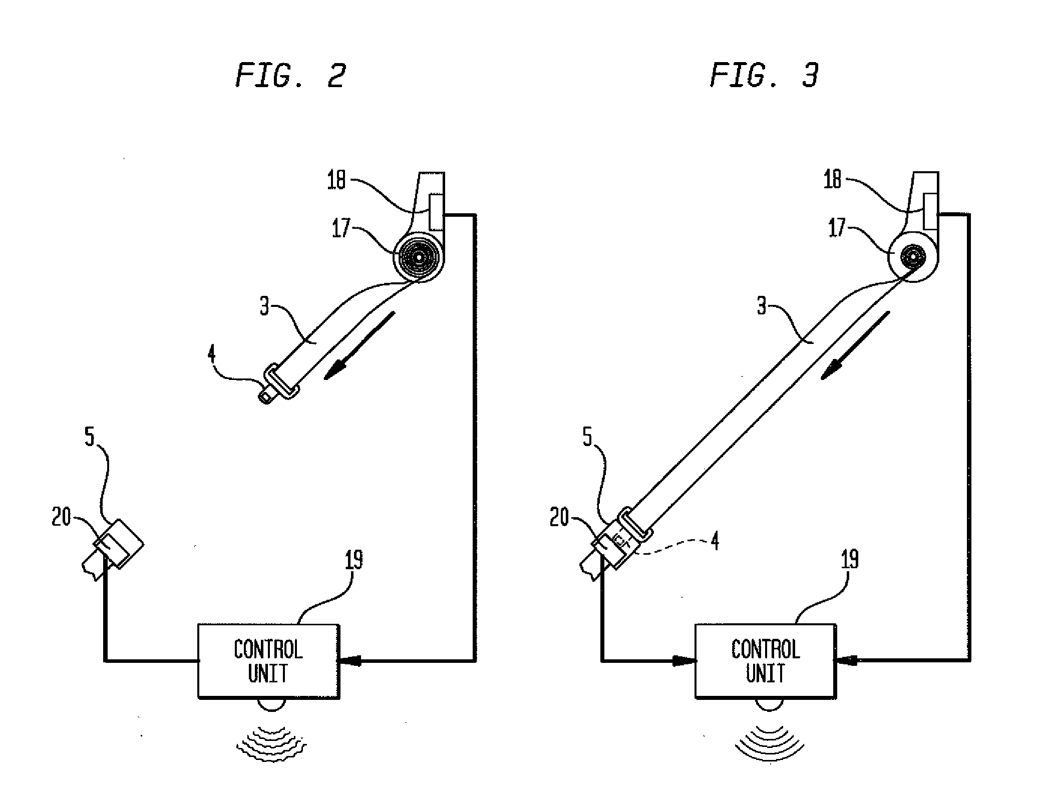 Motor vehicle with several active or passive safety devices