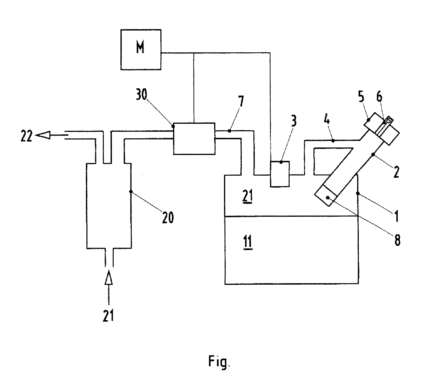 Tank ventilation system and method for tank ventilation