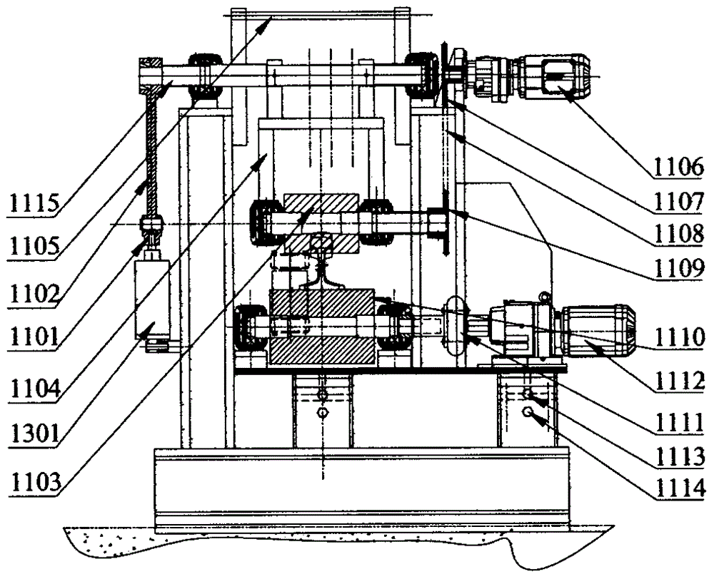 Heavy rail clamping device