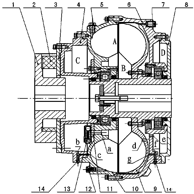 Delay starting torque-limiting hydraulic coupler