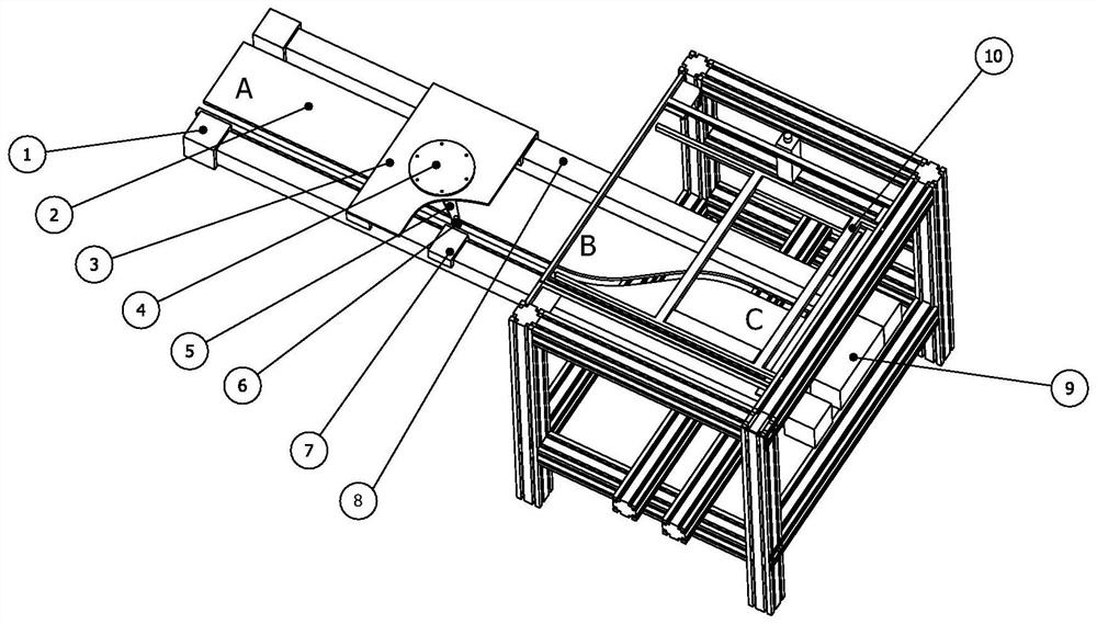 Transfer mechanism for 90-degree rotation of safe deposit box