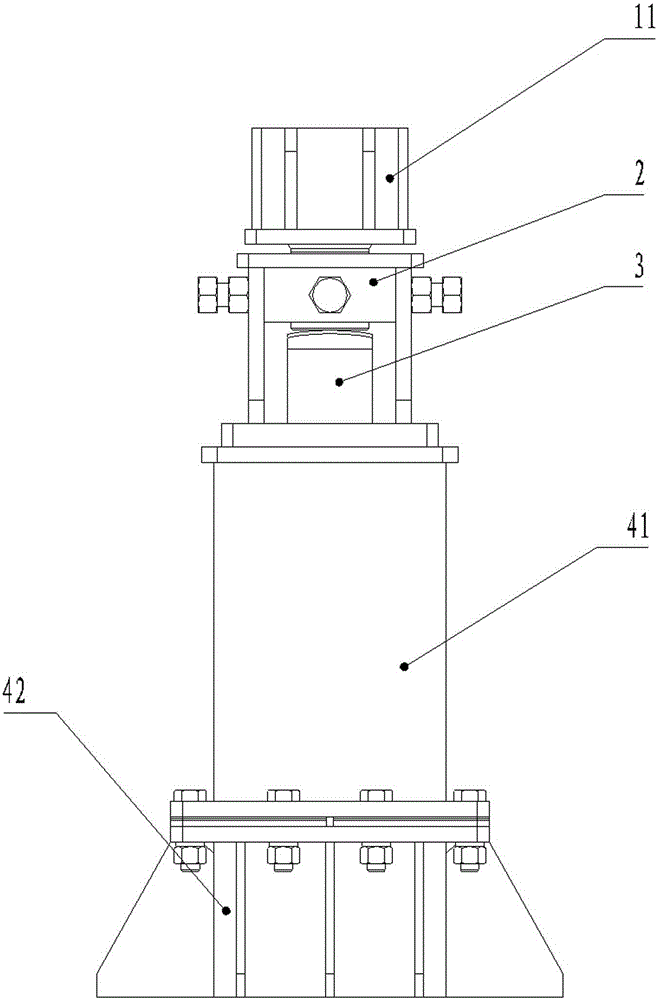 Weighing support system of garbage compressor