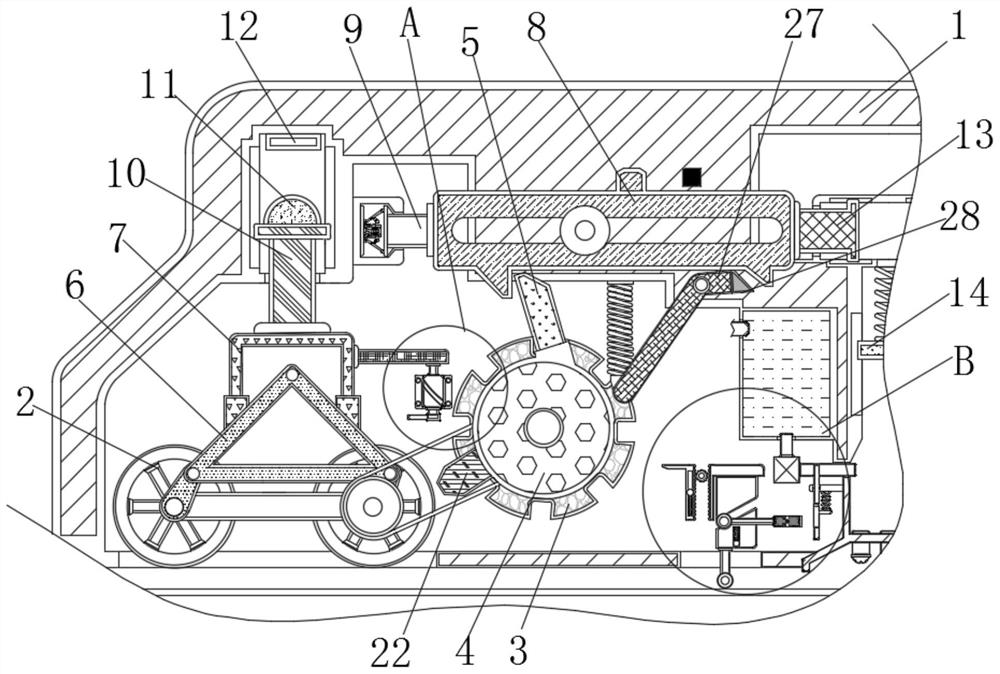 Intelligent textile industry electromechanical device capable of removing static electricity and automatically stretching